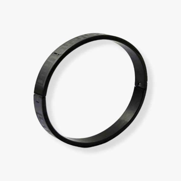 Versace Style Stainless Steel Black Color Wristband Cuff Bracelet For Men